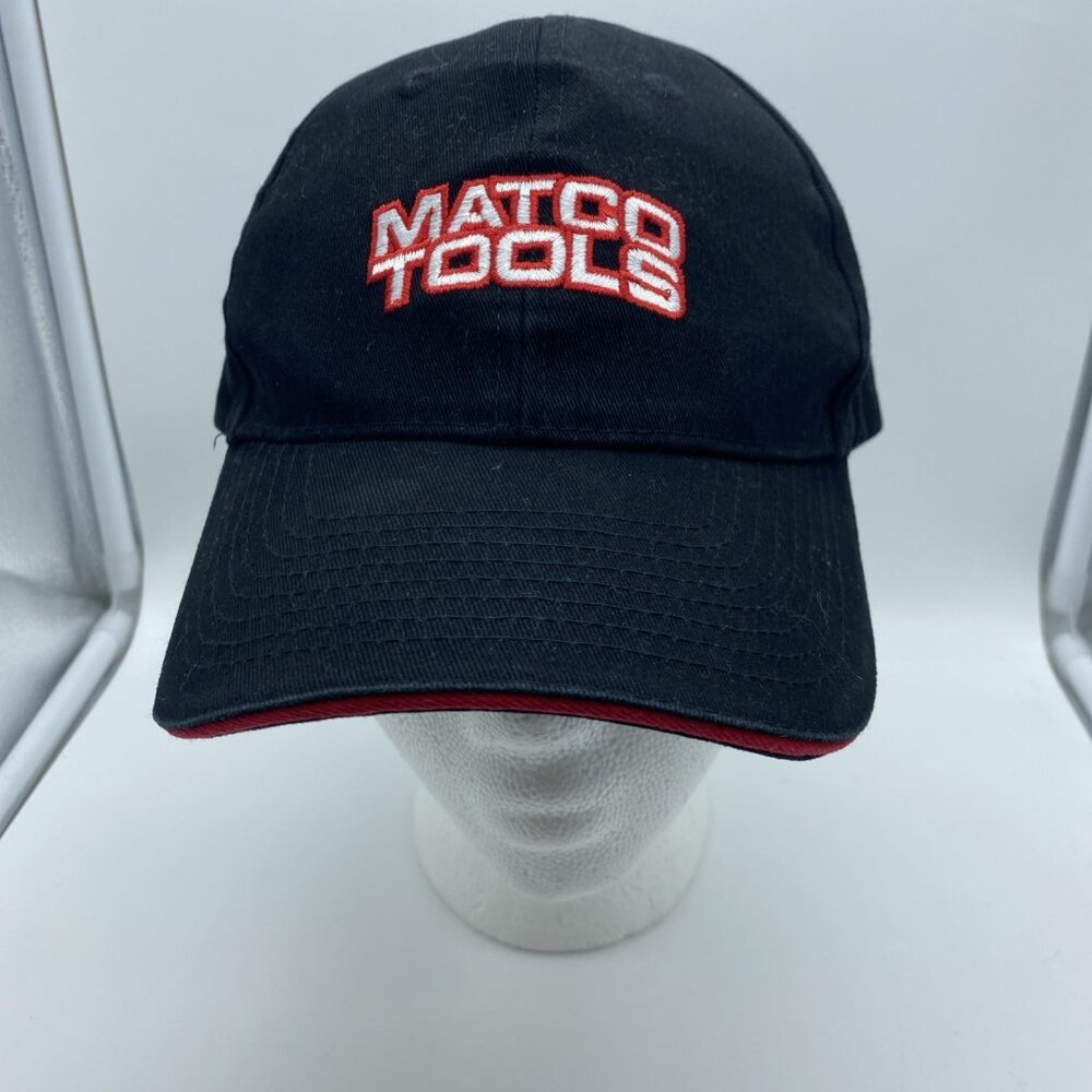 Matco Tools Black Baseball Cap Hat Hook & Loop